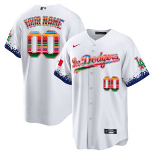 Dodgers Mexico Cool Base City Connect Limited Custom Jersey - All Stitched