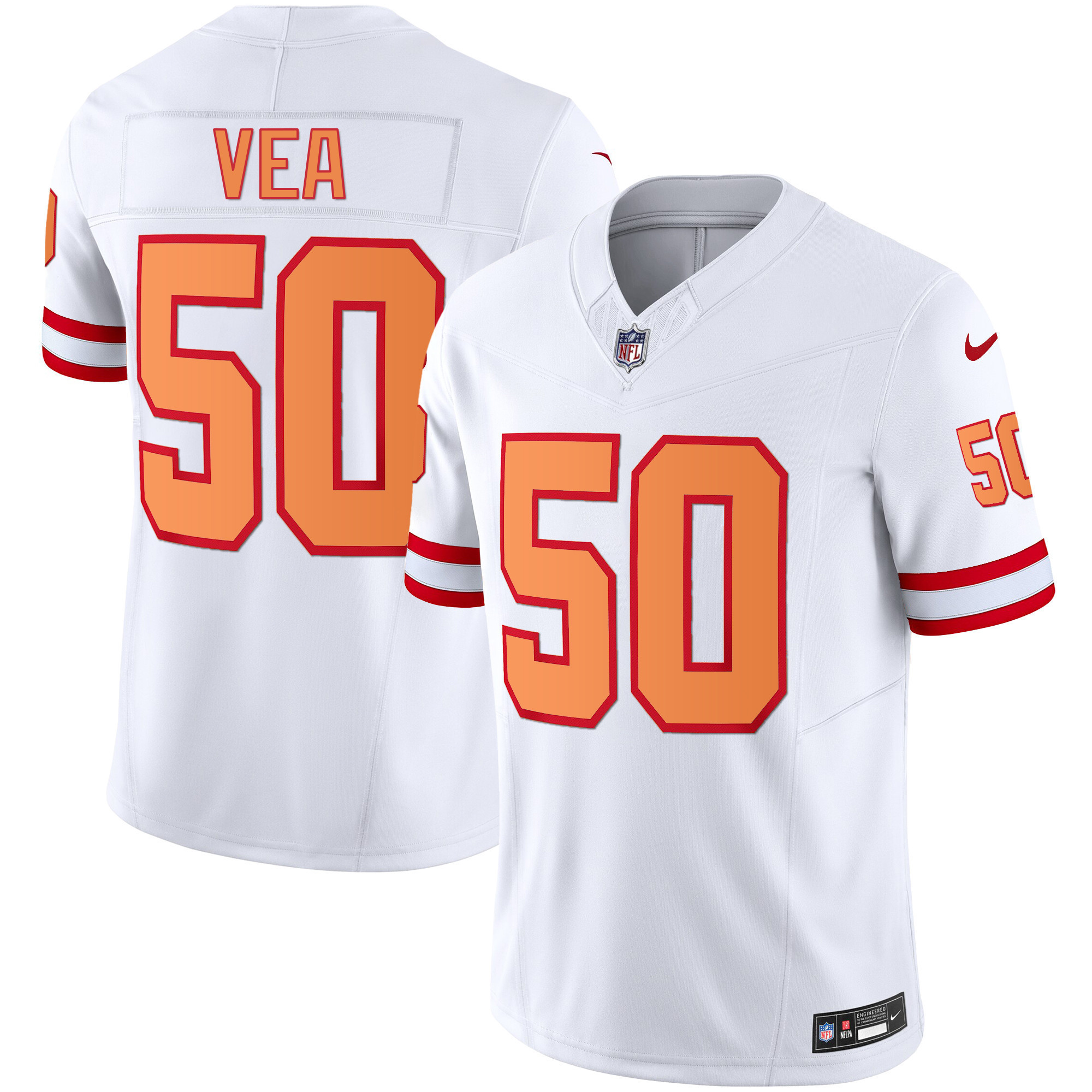 Men's Buccaneers Throwback & Gold Limited Jersey - All Stitched - Image 12