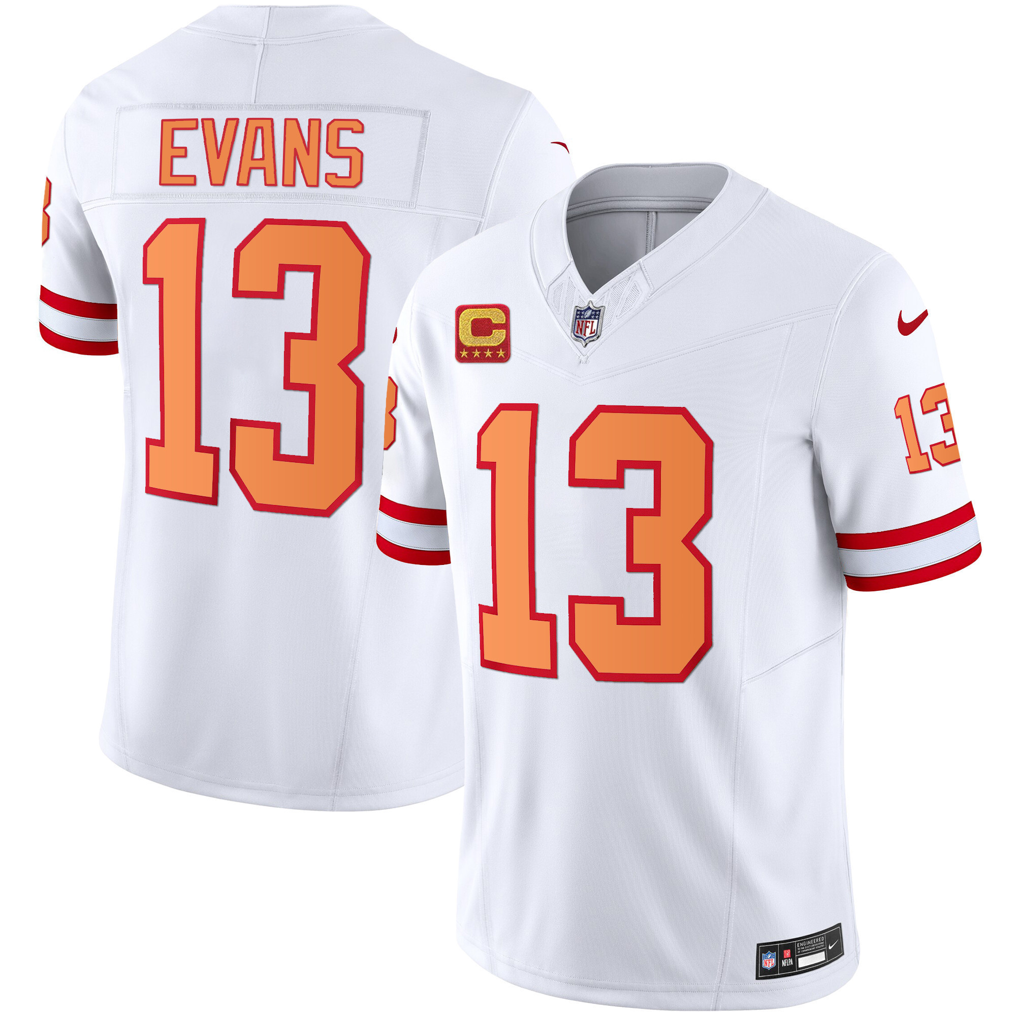 Men's Buccaneers Throwback & Gold Limited Jersey - All Stitched - Image 9