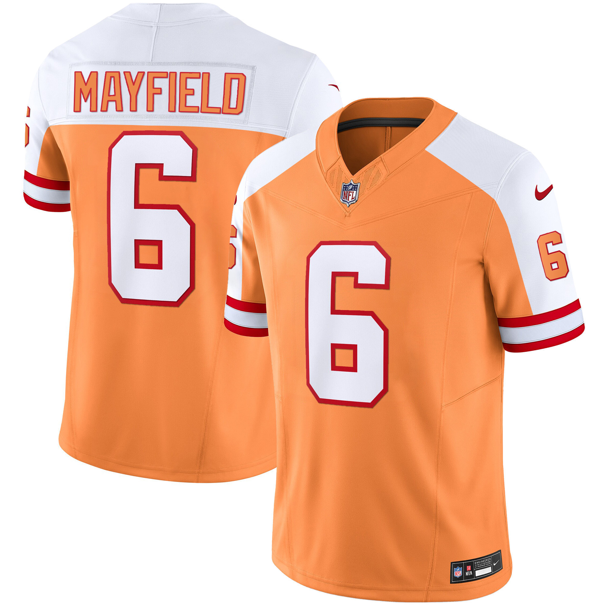 Men's Buccaneers Throwback & Gold Limited Jersey - All Stitched - Image 25