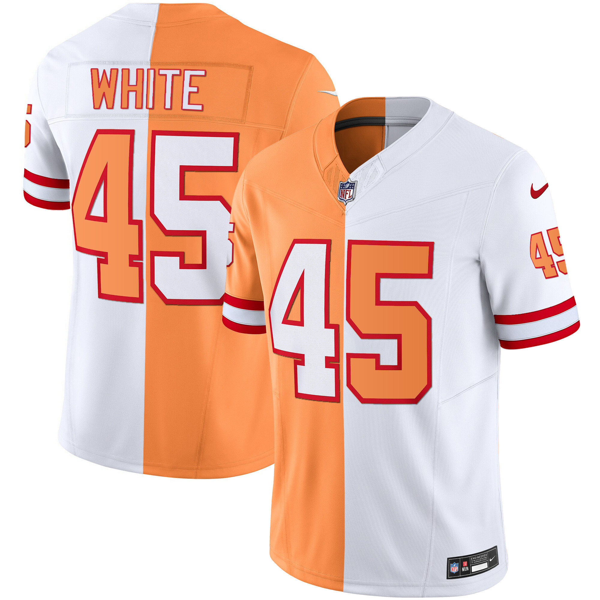 Men's Buccaneers Throwback & Gold Limited Jersey - All Stitched - Image 21