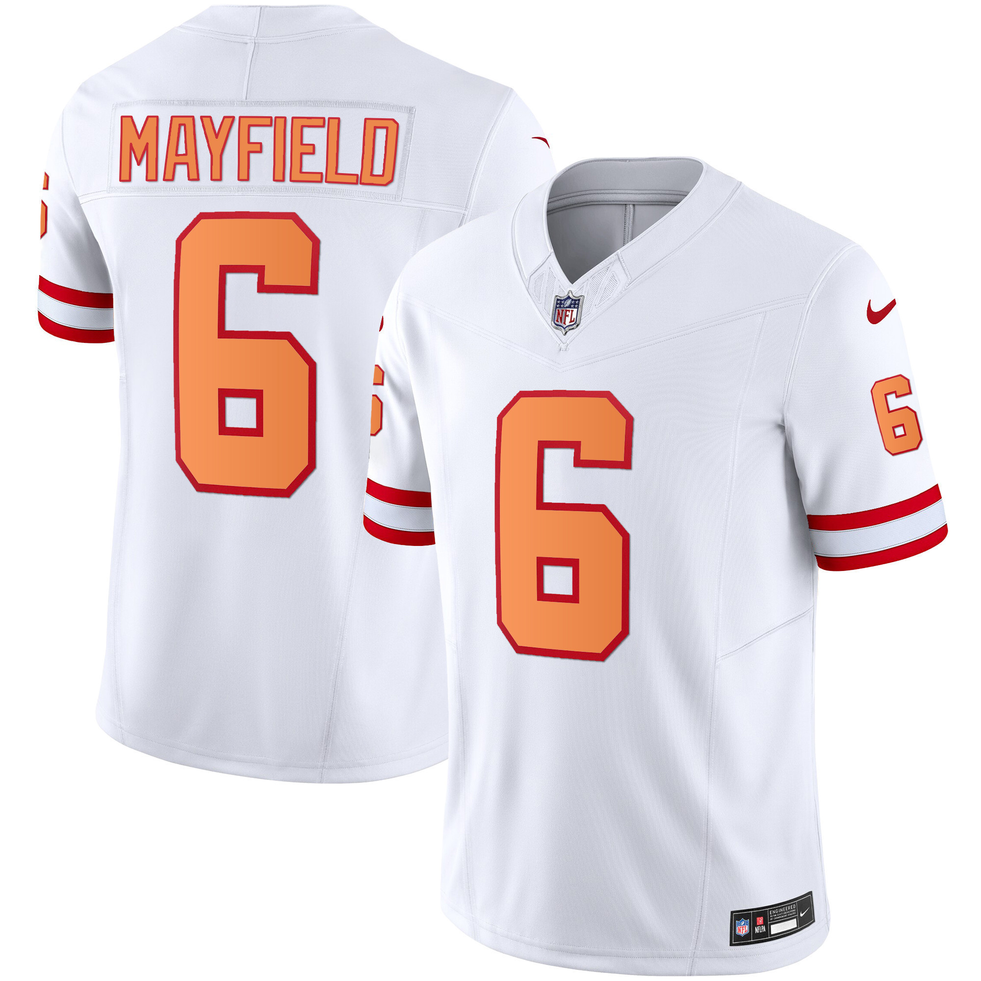 Men's Buccaneers Throwback & Gold Limited Jersey - All Stitched - Image 11