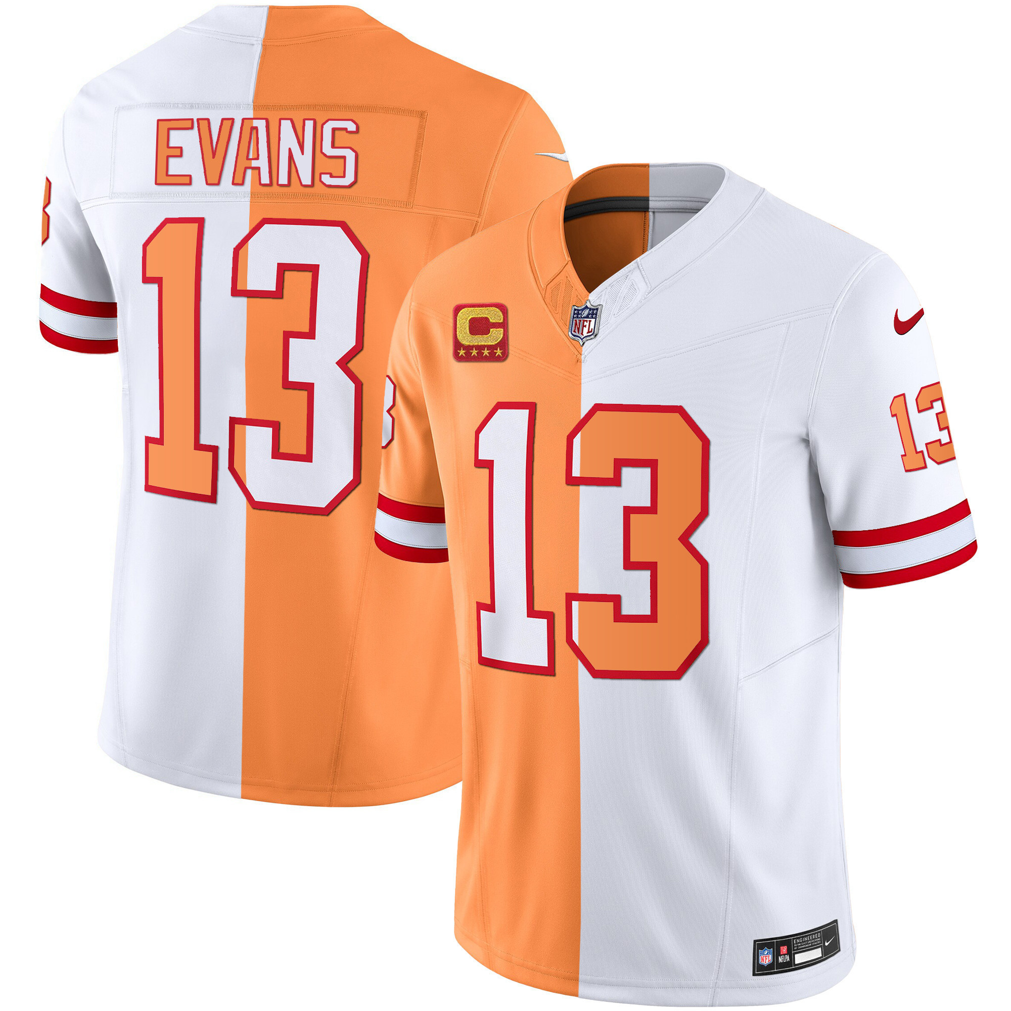 Men's Buccaneers Throwback & Gold Limited Jersey - All Stitched - Image 16