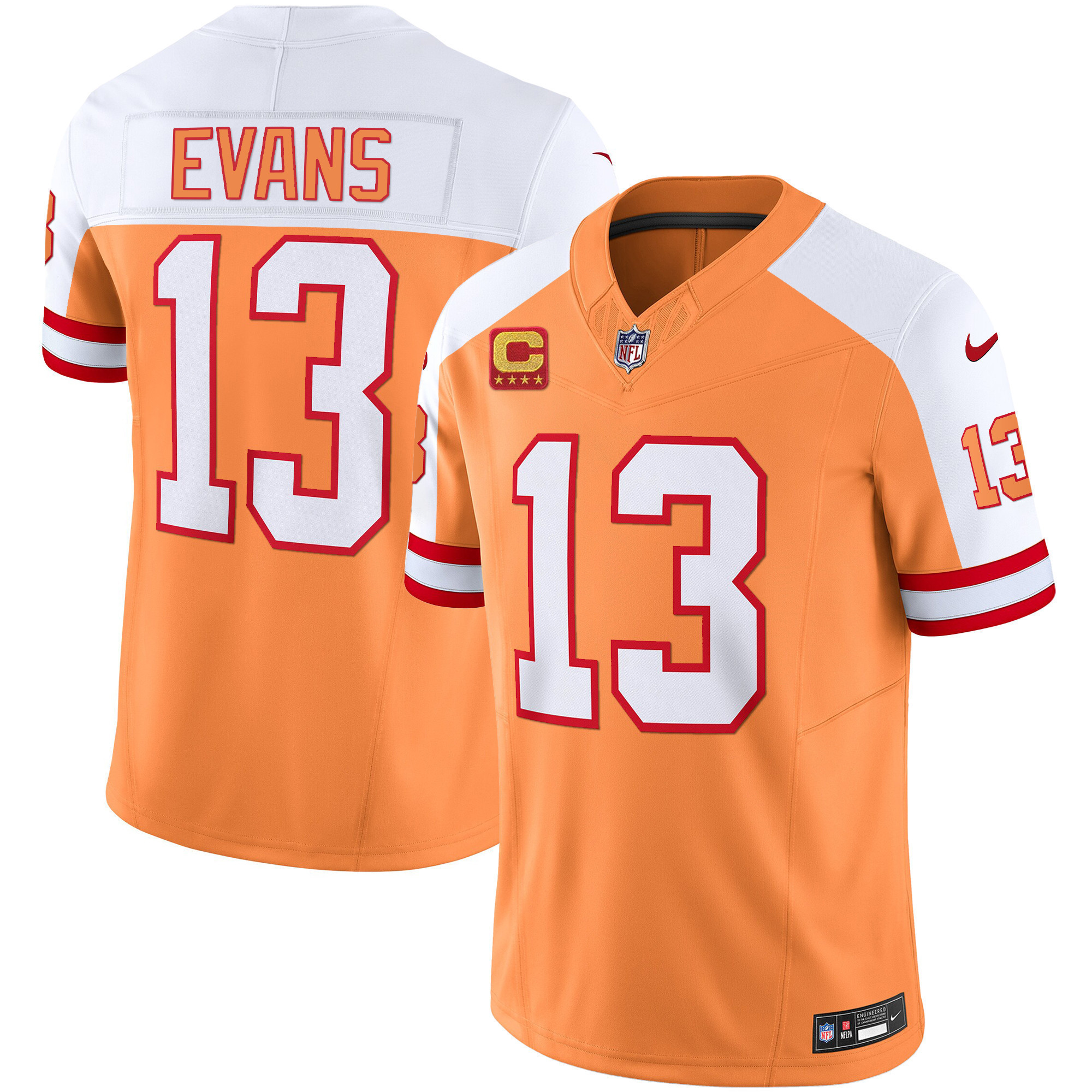 Men's Buccaneers Throwback & Gold Limited Jersey - All Stitched - Image 23