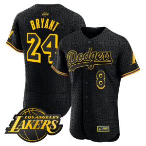 Men's Dodgers Flex Base Mamba Jersey - All Stitched