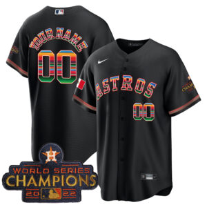 Astros Mexico Cool Base Limited Custom Jersey - All Stitched