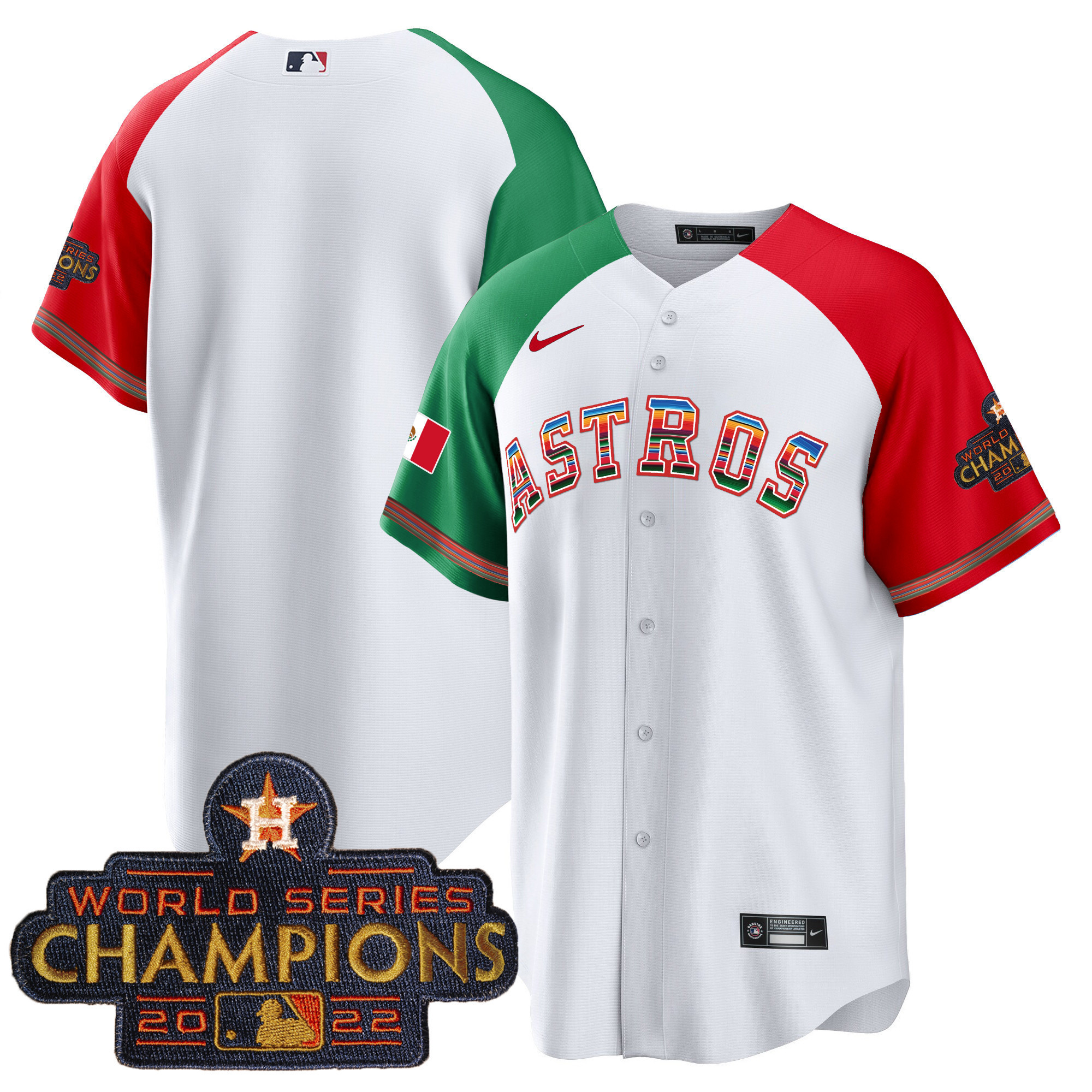Men's Astros Mexico Hispanic Heritage Jersey - All Stitched - Image 48