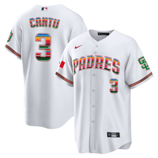 Men's San Diego Padres Mexico Cool Base Limited Jersey - All Stitched - Image 6