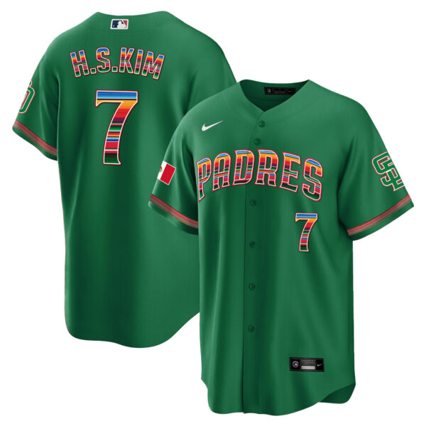 Men's San Diego Padres Mexico Cool Base Limited Jersey - All Stitched - Image 25