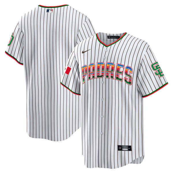 Men's San Diego Padres Mexico Cool Base Limited Jersey - All Stitched - Image 21