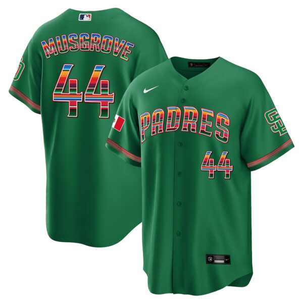 Men's San Diego Padres Mexico Cool Base Limited Jersey - All Stitched - Image 26