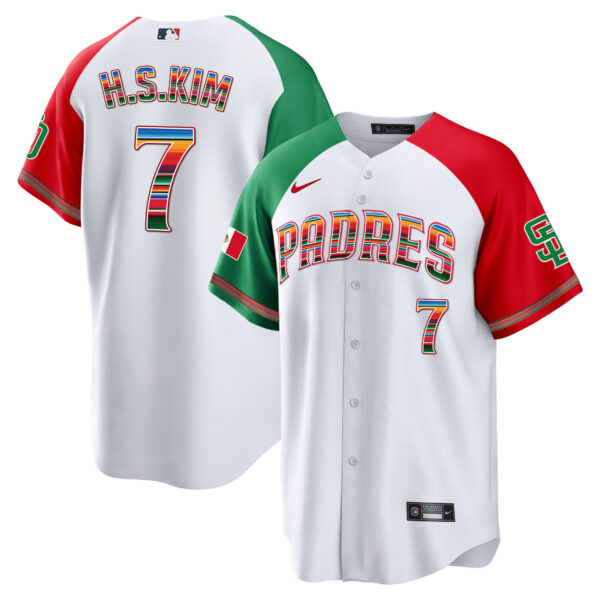 Men's San Diego Padres Mexico Cool Base Limited Jersey - All Stitched - Image 32