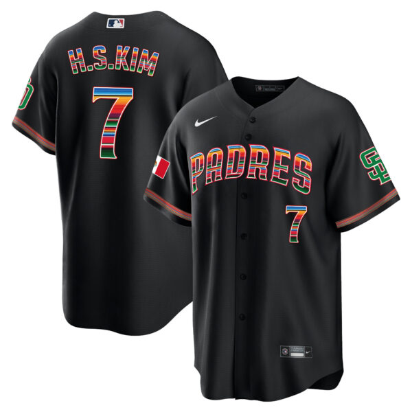 Men's San Diego Padres Mexico Cool Base Limited Jersey - All Stitched - Image 11