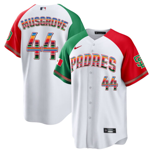 Men's San Diego Padres Mexico Cool Base Limited Jersey - All Stitched - Image 33