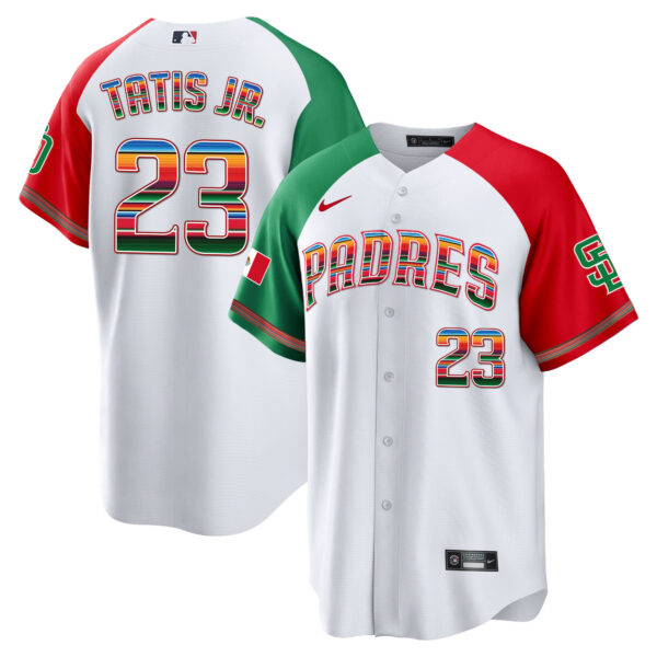 Men's San Diego Padres Mexico Cool Base Limited Jersey - All Stitched - Image 29