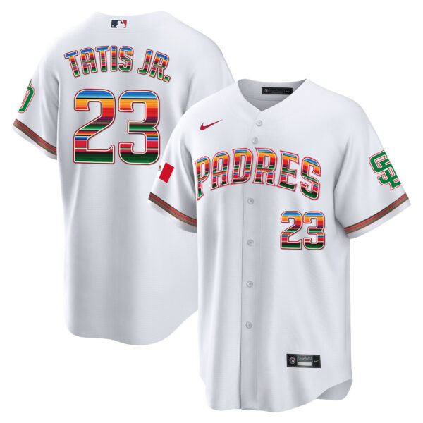Men's San Diego Padres Mexico Cool Base Limited Jersey - All Stitched