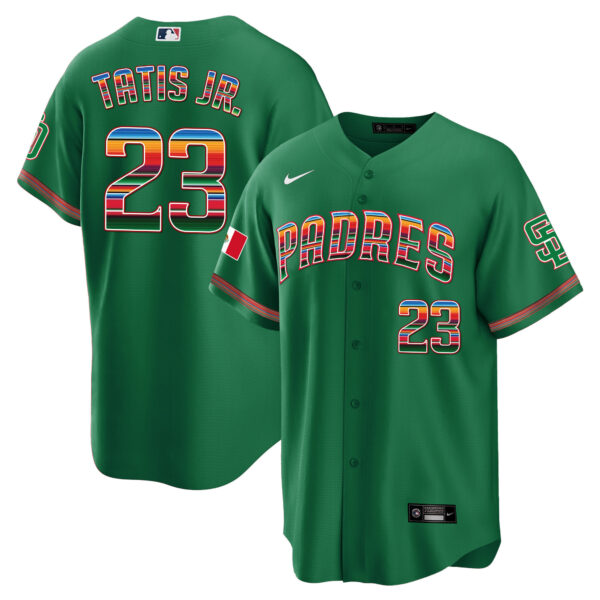 Men's San Diego Padres Mexico Cool Base Limited Jersey - All Stitched - Image 22