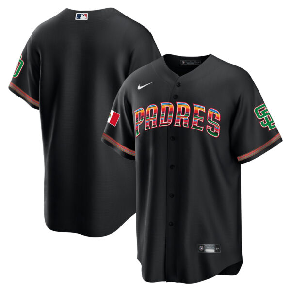 Men's San Diego Padres Mexico Cool Base Limited Jersey - All Stitched - Image 14