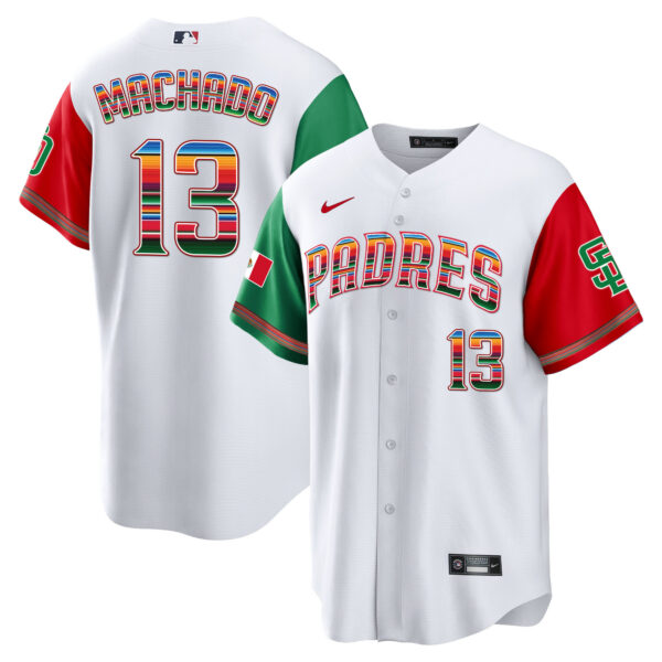 Men's San Diego Padres Mexico Cool Base Limited Jersey - All Stitched - Image 37