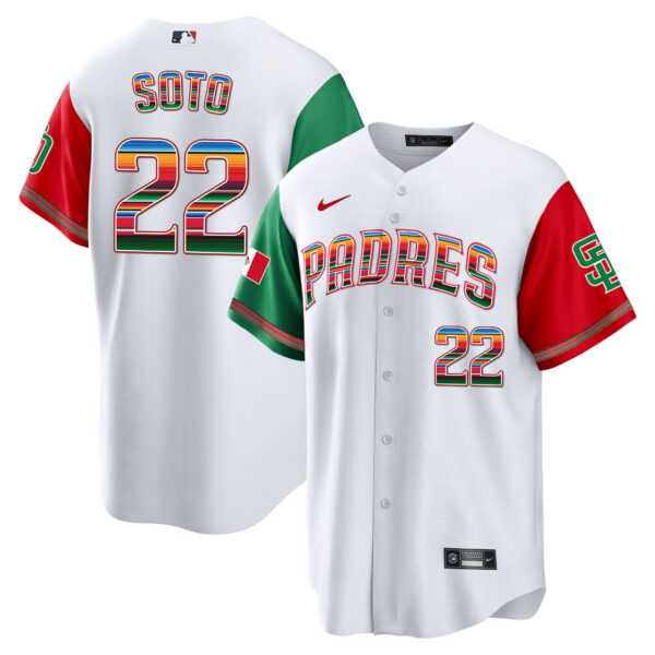 Men's San Diego Padres Mexico Cool Base Limited Jersey - All Stitched - Image 38