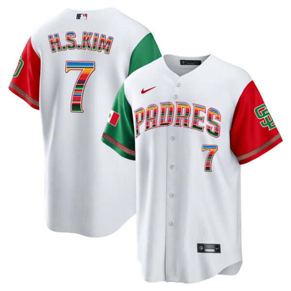 Men's San Diego Padres Mexico Cool Base Limited Jersey - All Stitched - Image 39