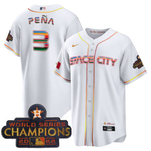Men's Astros Space City Mexico Cool Base Jersey - All Stitched