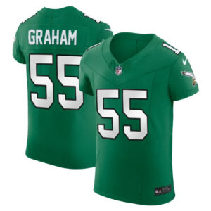 Brandon Graham Philadelphia Eagles Kelly Green Vapor Elite Jersey - All Stitched