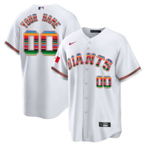 Giants Mexico Cool Base Limited Custom Jersey - All Stitched