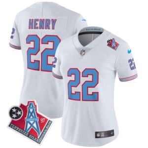 Women's Titans 1997 Throwback Limited Vapor Jersey - All Stitched