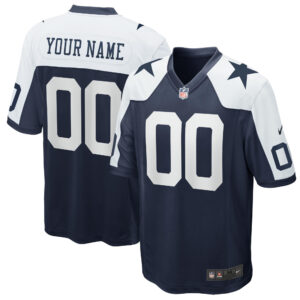 Cowboys Throwback Custom Jersey - All Stitched