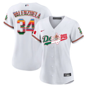 Women's Dodgers Mexico Baseball Limited Jersey V4 - All Stitched