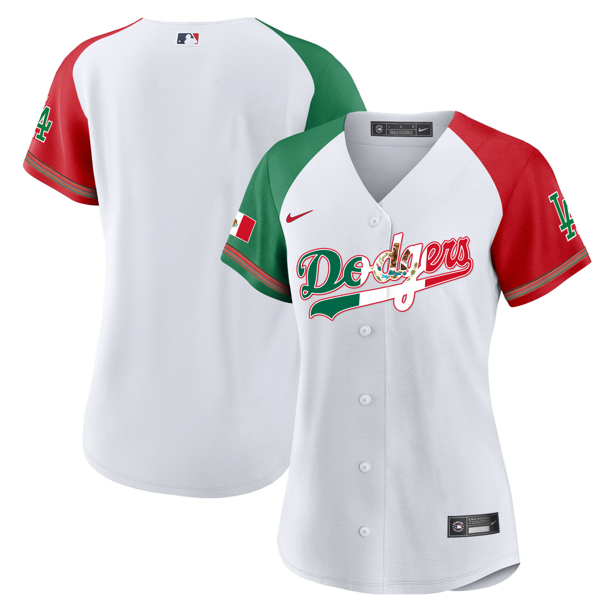 Women's Dodgers Mexico Baseball Limited Jersey V4 - All Stitched - Image 32