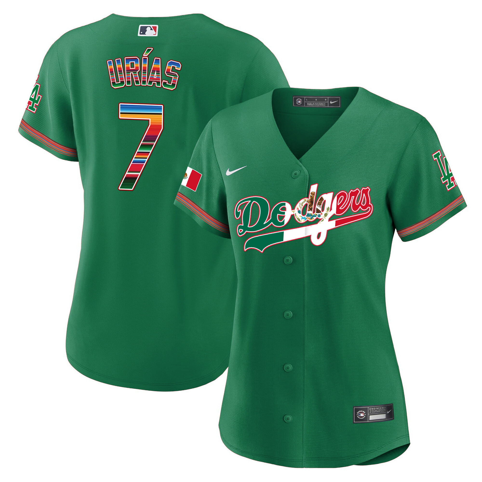 Women's Dodgers Mexico Baseball Limited Jersey V4 - All Stitched - Image 39
