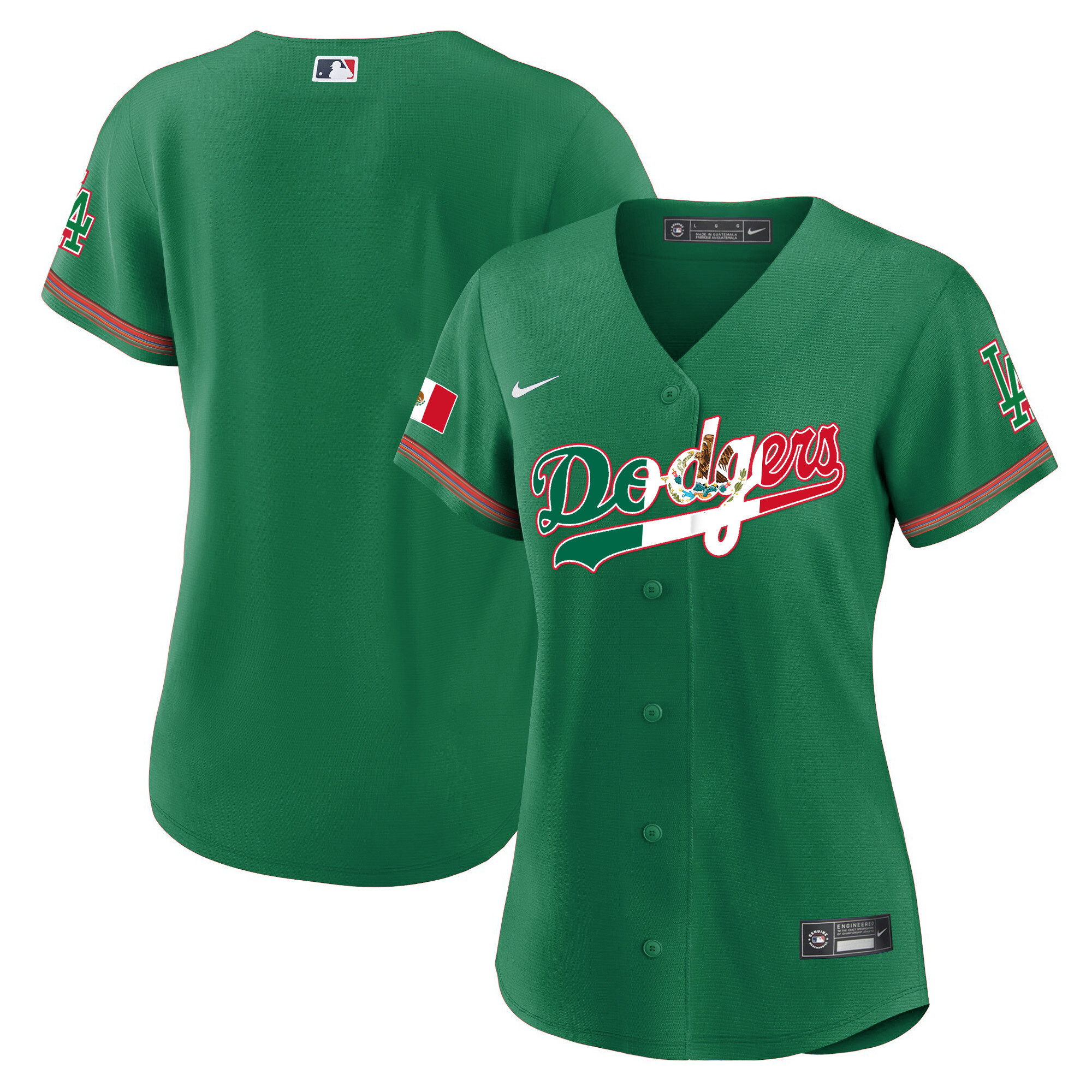 Women's Dodgers Mexico Baseball Limited Jersey V4 - All Stitched - Image 40