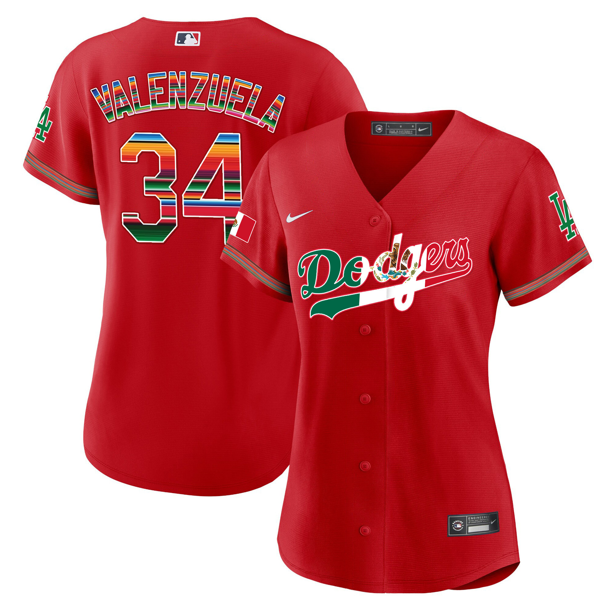 Women's Dodgers Mexico Baseball Limited Jersey V4 - All Stitched - Image 41