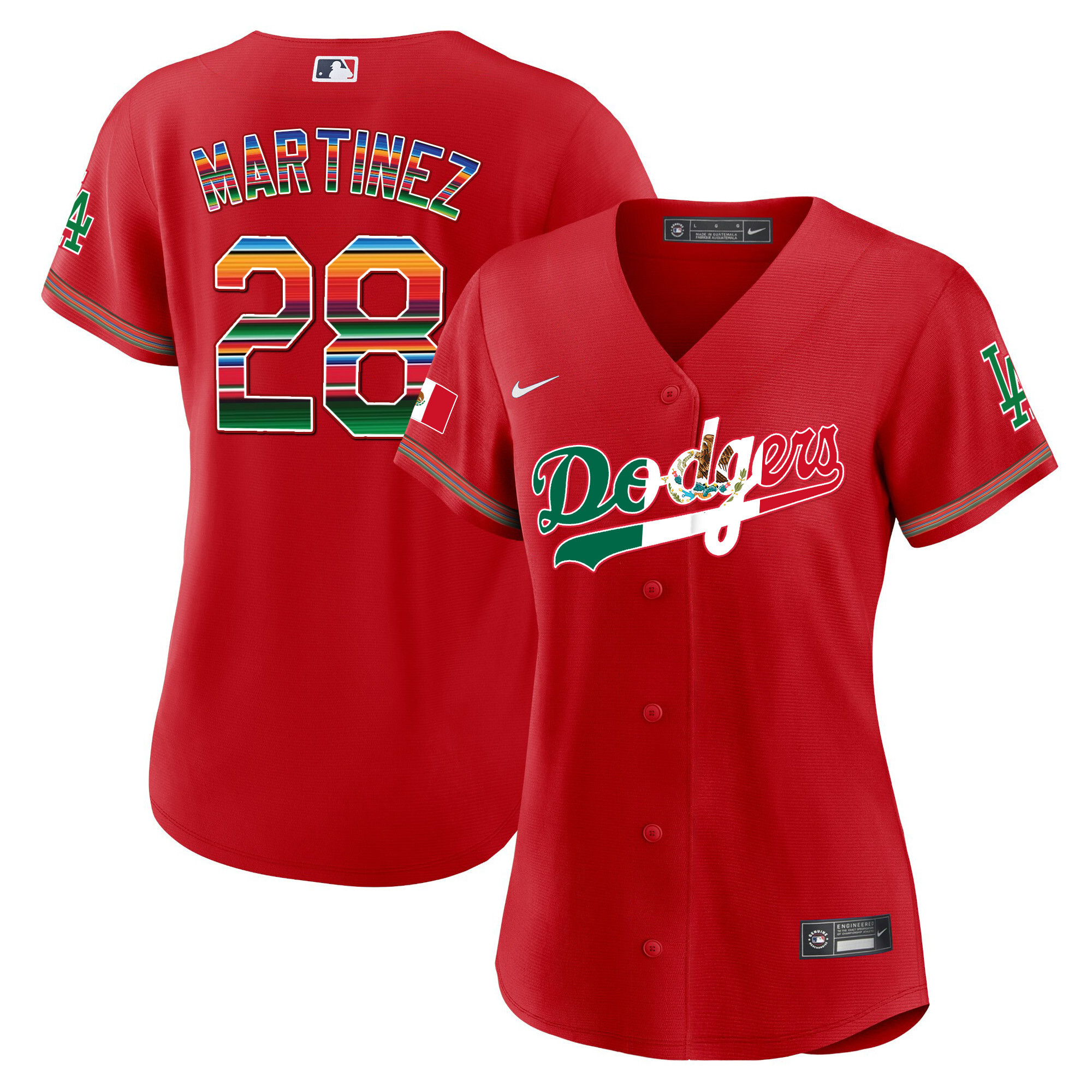 Women's Dodgers Mexico Baseball Limited Jersey V4 - All Stitched - Image 46