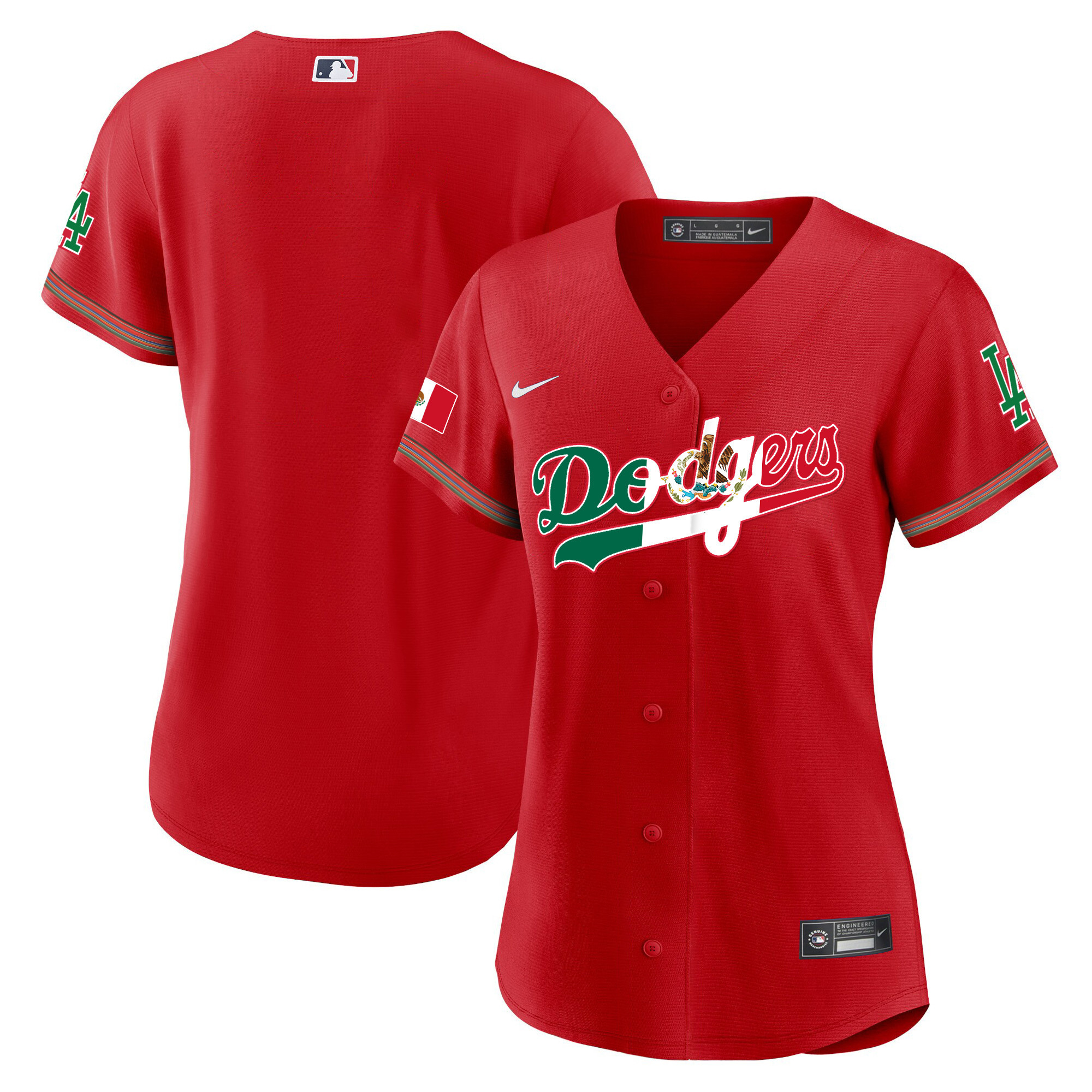 Women's Dodgers Mexico Baseball Limited Jersey V4 - All Stitched - Image 48