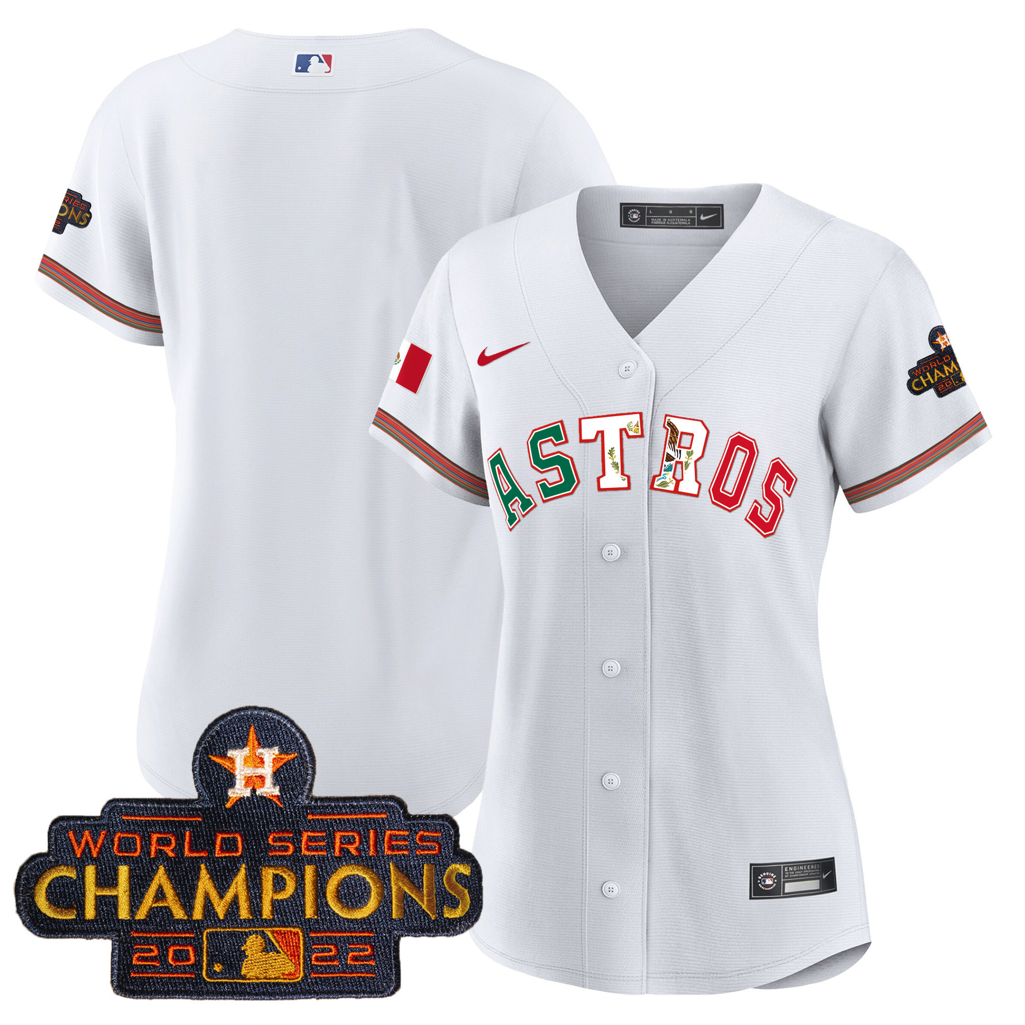 Women's Astros Mexico Baseball Limited Jersey V3 - All Stitched - Image 24