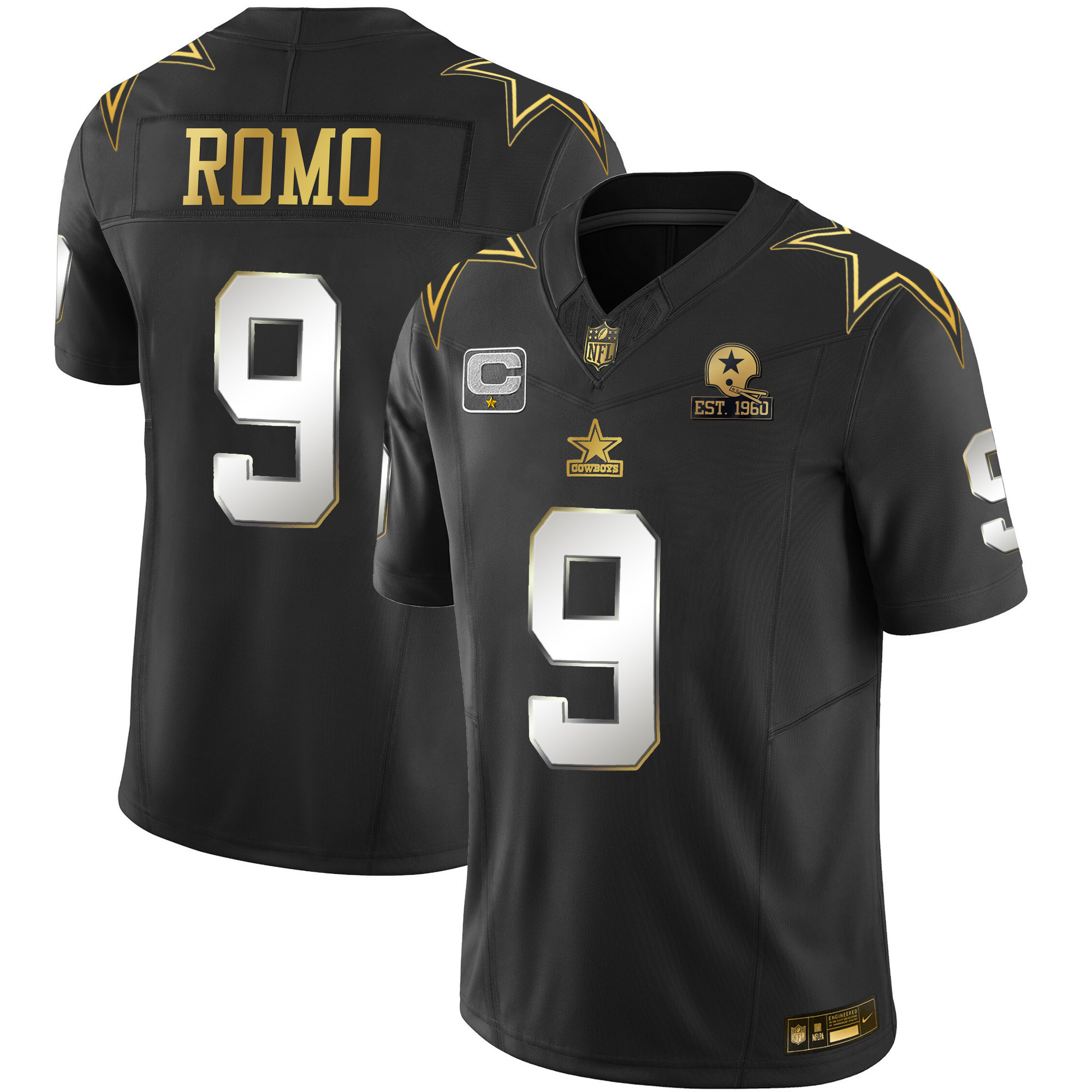 Men's Cowboys Throwback Limited Vapor Jersey - All Stitched - Image 17