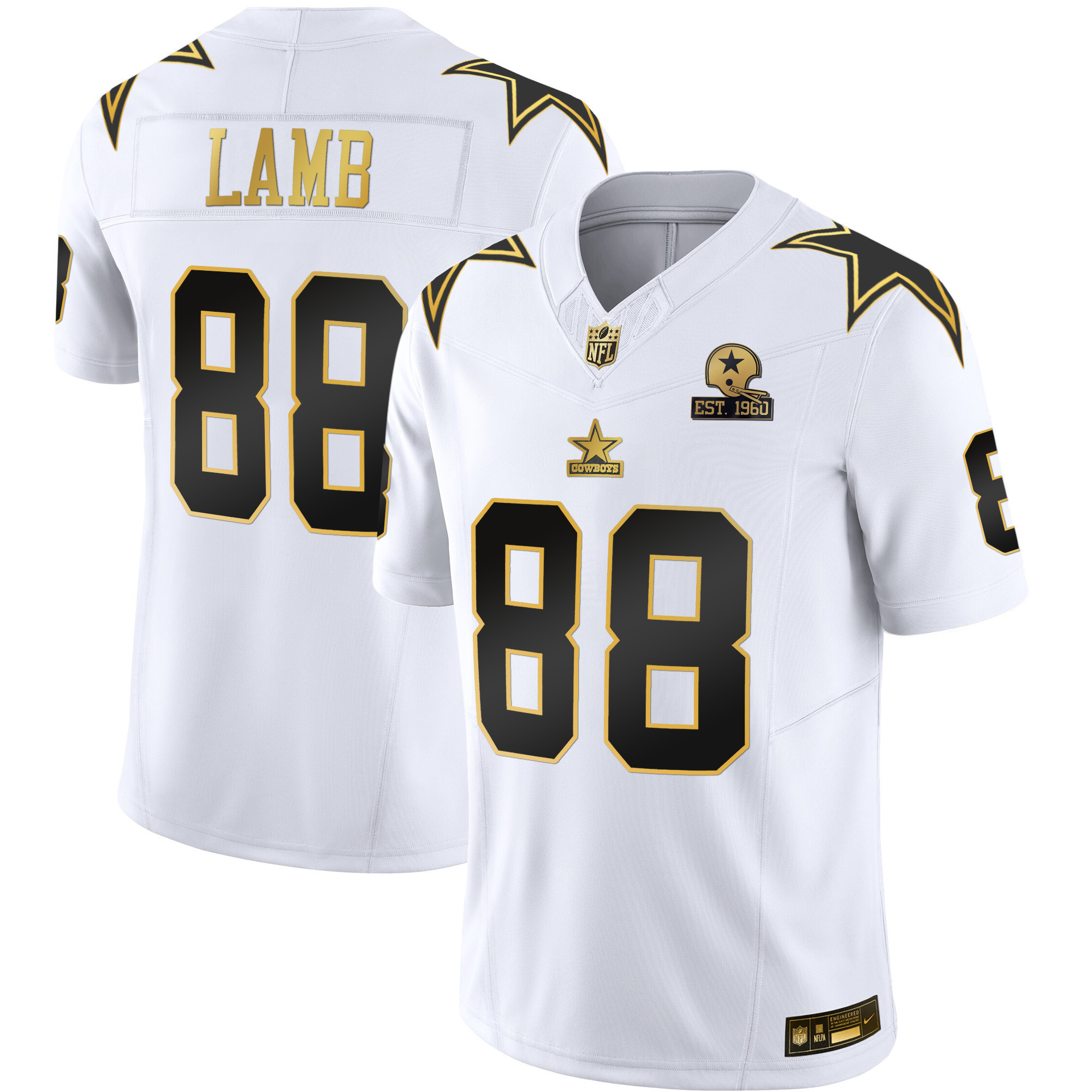 Men's Cowboys Throwback Limited Vapor Jersey - All Stitched - Image 27