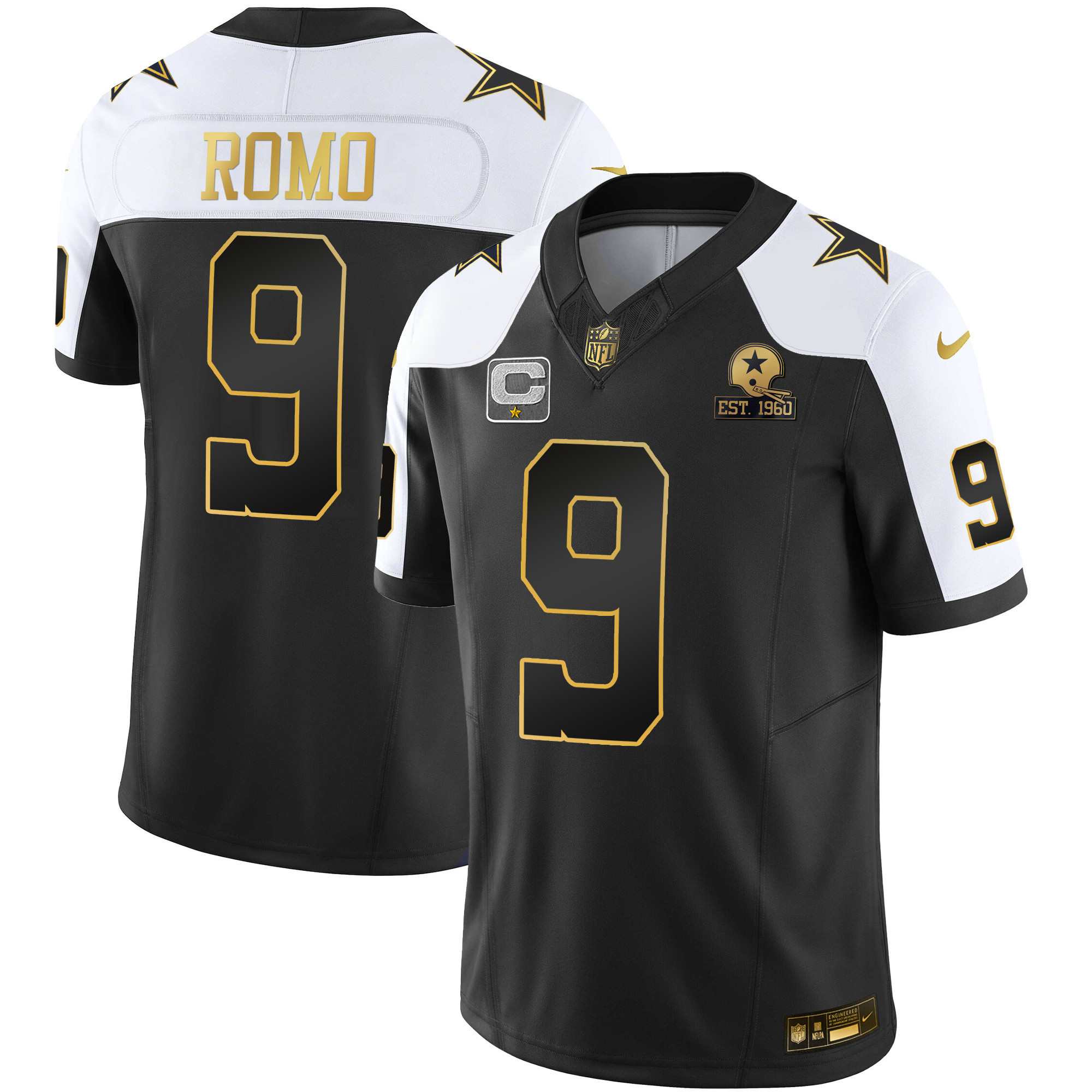 Men's Cowboys Throwback Limited Vapor Jersey - All Stitched - Image 35