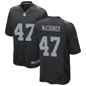 Sincere McCormick Las Vegas Raiders Black Jersey - All Stitched