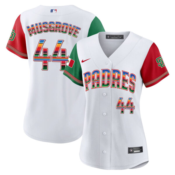 Women's San Diego Padres Mexico Cool Base Limited Jersey - All Stitched - Image 40