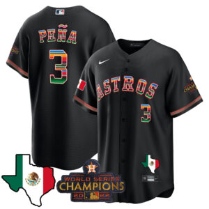 Men's Astros Mexico Texas Map Cool Base Jersey - All Stitched