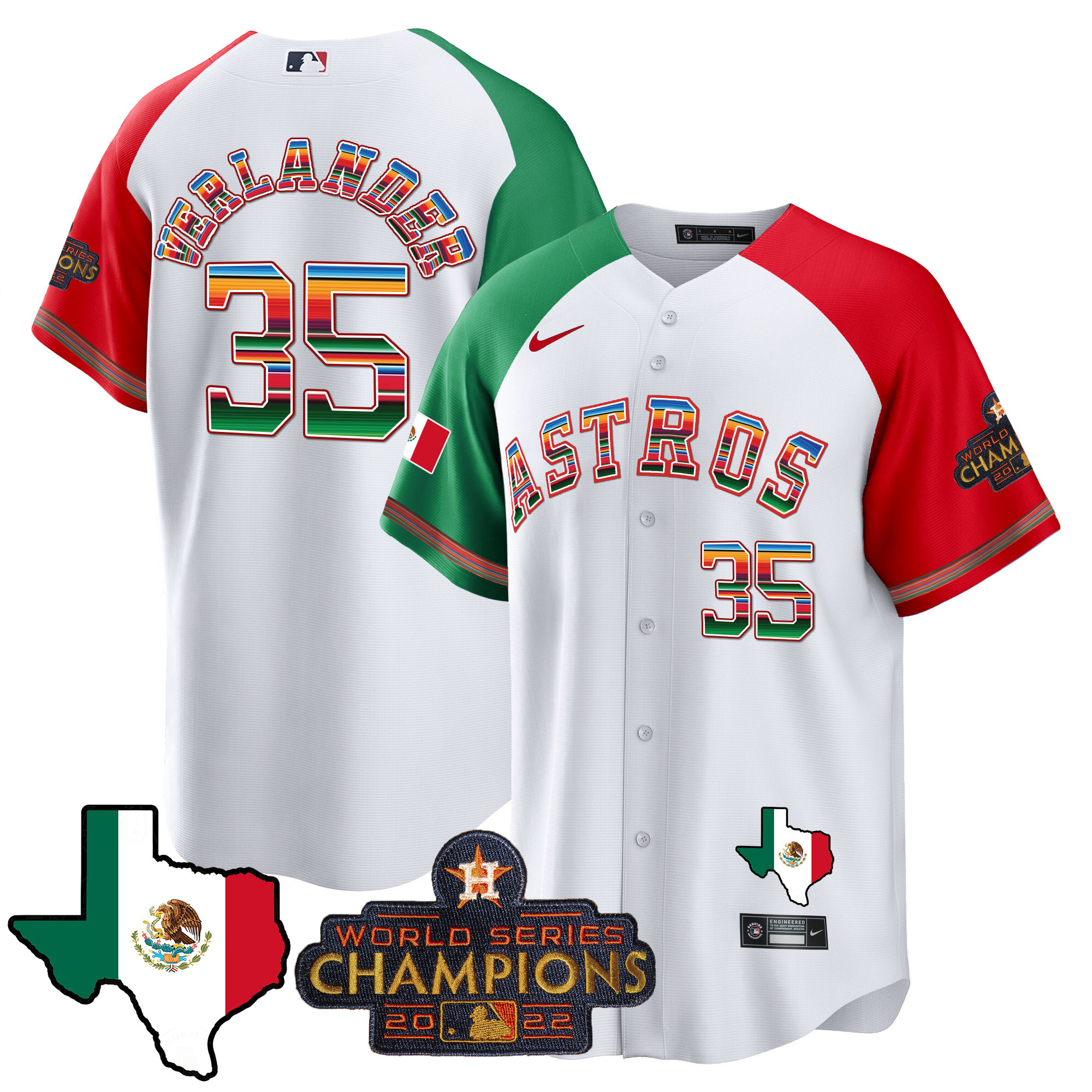 Men's Astros Mexico Texas Map Cool Base Jersey - All Stitched - Image 45
