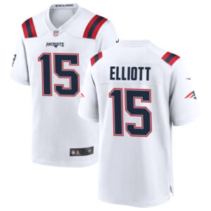Ezekiel Elliott New England Patriots Jersey - All Stitched