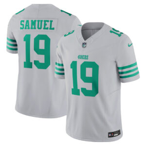 Deebo Samuel San Francisco 49ers Gray Jersey - All Stitched