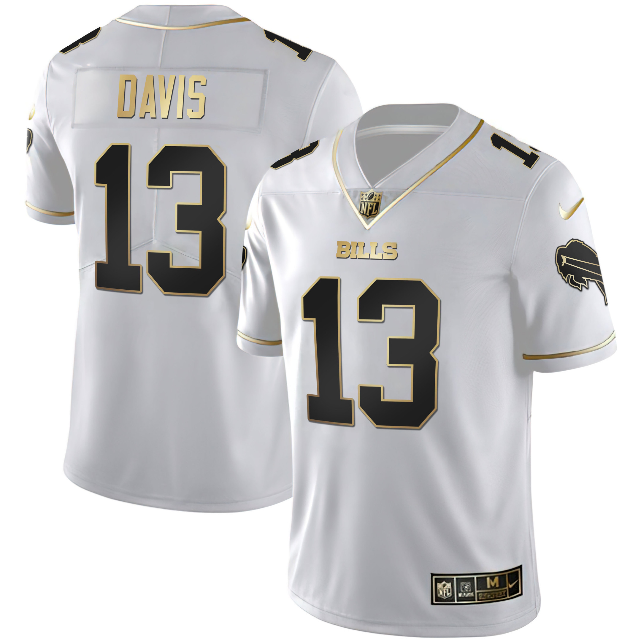 Men's Bills White Gold & Black Gold - All Stitched - Image 7