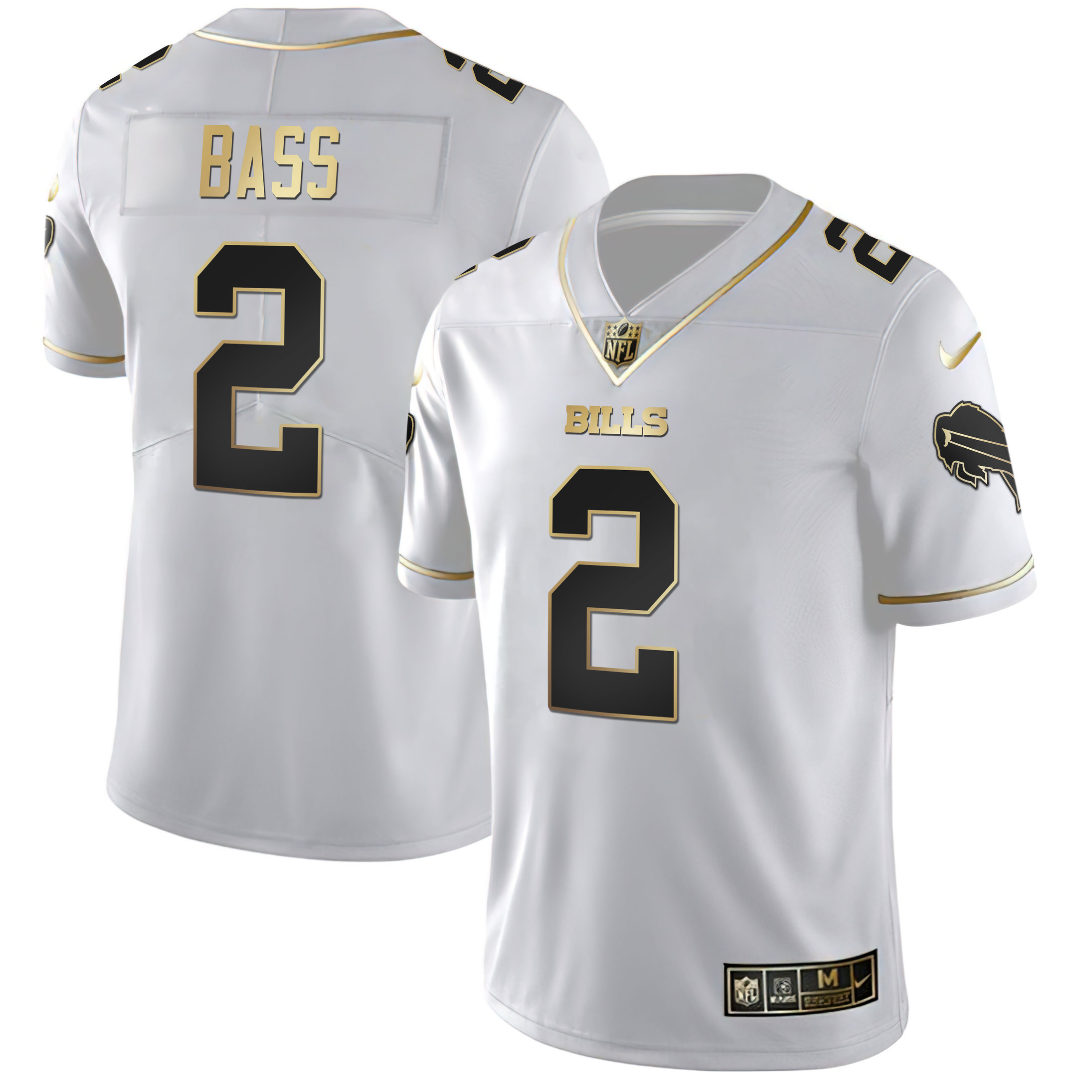 Men's Bills White Gold & Black Gold - All Stitched - Image 8