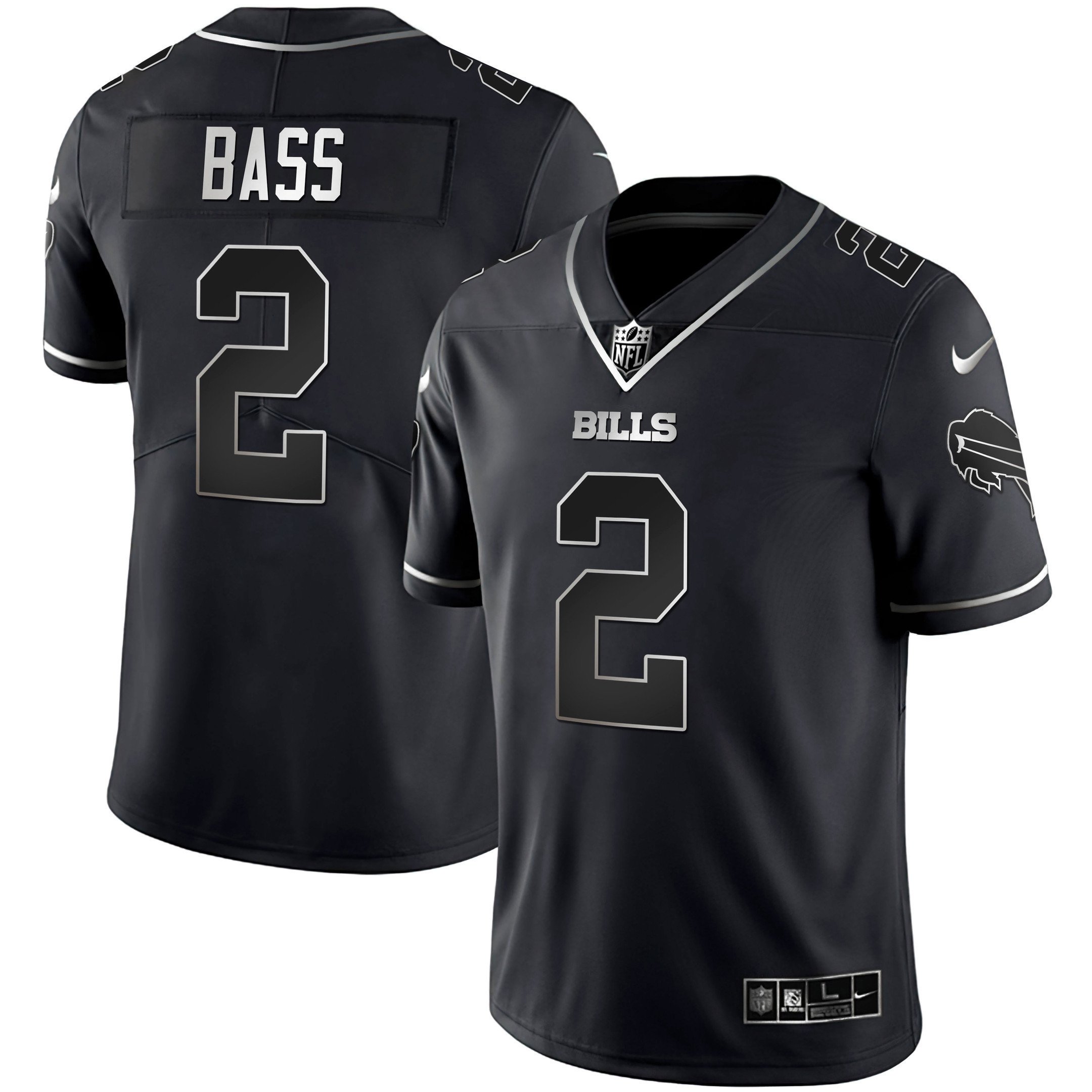 Men's Bills White Gold & Black Gold - All Stitched - Image 40